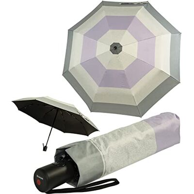 Knirps Guarda-chuva de bolso A.200 Medium Duomatic compacto e resistente a tempestades testado em túnel de vento, papoila roxa, 98 cm, moderno Knirps Guarda-chuva de bolso A.200 Medium Duomatic compacto e resistente a tempestades testado em túnel de vento, papoila roxa, 98 cm, moderno