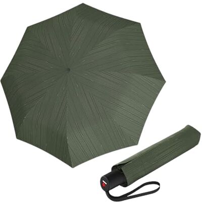 Knirps A.200 Guarda-chuva médio Duomatic de bolso, compacto e resistente às tempestades, testado em túnel de vento, Oliva fonte Knirps A.200 Guarda-chuva médio Duomatic de bolso, compacto e resistente às tempestades, testado em túnel de vento, Oliva fonte