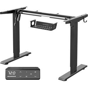 MAIDeSITe Secretária ELÉTRICA Suporte de Secretária Ajustável em Altura, Secretária de Pé, Estrutura de 2 ETAPAS com Motor ÚNICO MAIDeSITe Secretária ELÉTRICA Suporte de Secretária Ajustável em Altura, Secretária de Pé, Estrutura de 2 ETAPAS com Motor ÚNICO