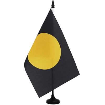 AZ FLAG Bandeira de mesa de corrida de automóveis preta e disco laranja 21 x 14 cm bandeira pequena de comissário de escritório 100% poliéster com mastro de 25 cm e base de plástico preto AZ FLAG Bandeira de mesa de corrida de automóveis preta e disco laranja 21 x 14 cm bandeira pequena de comissário de escritório 100% poliéster com mastro de 25 cm e base de plástico preto