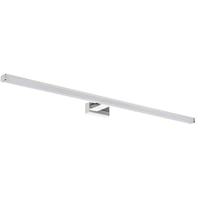 SEBSON ® Candeeiro espelho casa de banho LED 90 cm, luz espelho de montagem na parede, 15 W, 1300 lm branco neutro 4000 K, IP44 900 x 109 x 40 mm SEBSON ® Candeeiro espelho casa de banho LED 90 cm, luz espelho de montagem na parede, 15 W, 1300 lm branco neutro 4000 K, IP44 900 x 109 x 40 mm