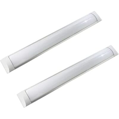 Jandei Pack de 2 Painéis Luminária LED Integrado, 36W, Comprimento 120 cm, Luminosidade 4000 Lúmenes, Cor Branco Neutro 4200K, 120º de iluminação Jandei Pack de 2 Painéis Luminária LED Integrado, 36W, Comprimento 120 cm, Luminosidade 4000 Lúmenes, Cor Branco Neutro 4200K, 120º de iluminação