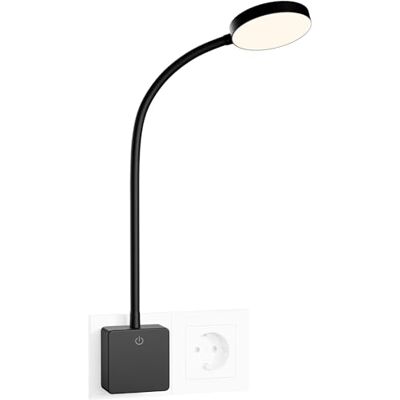 ENUOTEK Lâmpada de Parede Luz Noturna LED Regulável Flexível com Tomada e Interruptor Tátil 4W Brilho Máximo 350Lm Luz 3000K 4000K 5000K sem Função de Controle Remoto Lote de 1 ENUOTEK Lâmpada de Parede Luz Noturna LED Regulável Flexível com Tomada e Interruptor Tátil 4W Brilho Máximo 350Lm Luz 3000K 4000K 5000K sem Função de Controle Remoto Lote de 1
