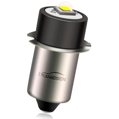 Ruiandsion Lâmpada LED para lanterna, 1-9 V, P13,5S, 1,5 V, 3 V, 4,5 V, 6 V, 9 V, substituição para lanterna, lanterna, lâmpada de trabalho (embalagem de 1) Ruiandsion Lâmpada LED para lanterna, 1-9 V, P13,5S, 1,5 V, 3 V, 4,5 V, 6 V, 9 V, substituição para lanterna, lanterna, lâmpada de trabalho (embalagem de 1)