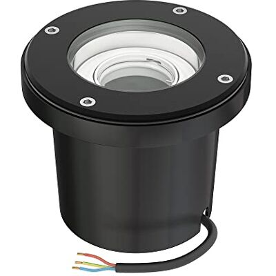 ledscom.de Candeeiro embutido de chão BOFU para exteriores, IP67, orientável, preto, redondo, 150 mm Ø, 1 GU10 máx. 15W ledscom.de Candeeiro embutido de chão BOFU para exteriores, IP67, orientável, preto, redondo, 150 mm Ø, 1 GU10 máx. 15W