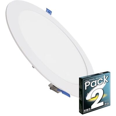 LED ATOMANT 2 x Downlight LED recarregável corte 200 mm 20 W cor luz fria LED ATOMANT 2 x Downlight LED recarregável corte 200 mm 20 W cor luz fria