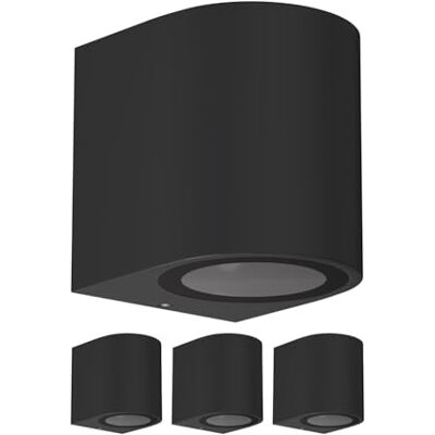ledscom.de 4 unidades. Aplique ALSE para exterior, IP54, downlight, preto mate, redondo, 1 GU10 máx. 35W ledscom.de 4 unidades. Aplique ALSE para exterior, IP54, downlight, preto mate, redondo, 1 GU10 máx. 35W