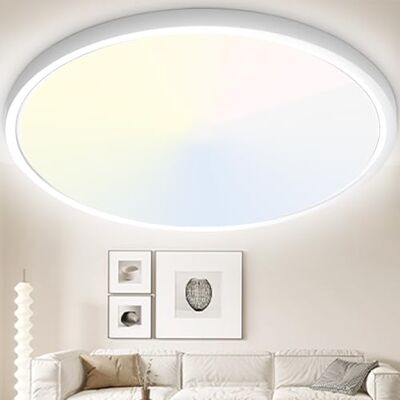 Yexati Plafon LED teto 24 W 3200 LM, IP54 candeeiro de teto 6000 K/4000 K/3000 K fino teto luz LED redondo candeeiro de painel para casa de banho quarto cozinha sala de jantar corredor Ø300 * 25 mm Yexati Plafon LED teto 24 W 3200 LM, IP54 candeeiro de teto 6000 K/4000 K/3000 K fino teto luz LED redondo candeeiro de painel para casa de banho quarto cozinha sala de jantar corredor Ø300 * 25 mm