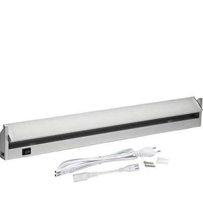 Oktaplex lighting Oktaplex iluminação Iluminação sob armários de cozinha LED Alu 15W 230V branco neutro 4000K 90cm Iluminação sob armários orientável Rota 1200lm Barra LED com interruptor Oktaplex lighting Oktaplex iluminação Iluminação sob armários de cozinha LED Alu 15W 230V branco neutro 4000K 90cm Iluminação sob armários orientável Rota 1200lm Barra LED com interruptor