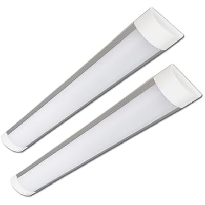 LED ATOMANT Pack de 2 Luminárias LED integradas, 60cm 20W, CCT (Seletor de Cor Branco Quente, Neutro e Frio), 2000 lúmenes LED ATOMANT Pack de 2 Luminárias LED integradas, 60cm 20W, CCT (Seletor de Cor Branco Quente, Neutro e Frio), 2000 lúmenes