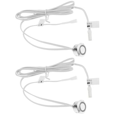 Create idea 2 interruptores com sensor de intensidade tátil de 12/24 V para tiras de luz LED luzes de armário cozinha e ba?o Create idea 2 interruptores com sensor de intensidade tátil de 12/24 V para tiras de luz LED luzes de armário cozinha e ba?o