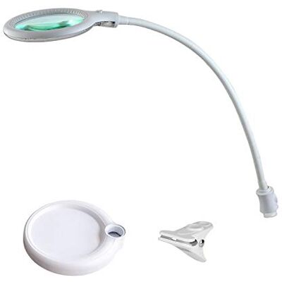 LUMENO 6803 - Lâmpada de lupa, LED, Ø 100 mm, 3 dioptrias LUMENO 6803 - Lâmpada de lupa, LED, Ø 100 mm, 3 dioptrias