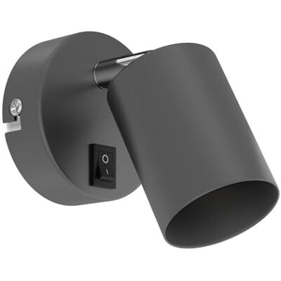 ledscom.de Aplique WAIKA, interruptor, antracite mate, redondo, 1 x GU10 máx. 60W ledscom.de Aplique WAIKA, interruptor, antracite mate, redondo, 1 x GU10 máx. 60W