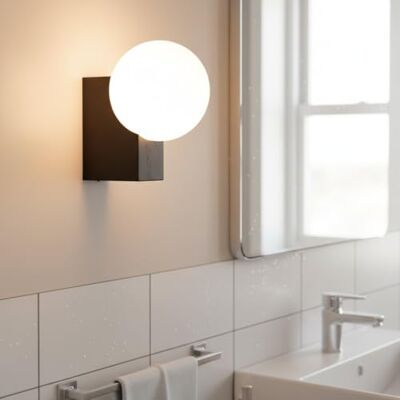 B·LED BARCELONA LED BARCELONA LED Aplique de parede IDERAL bola de vidro oval, candeeiro de parede interior minimalista moderno com base de alumínio, compatível com lâmpada G9 para quarto casa de banho corredor sala de B·LED BARCELONA LED BARCELONA LED Aplique de parede IDERAL bola de vidro oval, candeeiro de parede interior minimalista moderno com base de alumínio, compatível com lâmpada G9 para quarto casa de banho corredor sala de