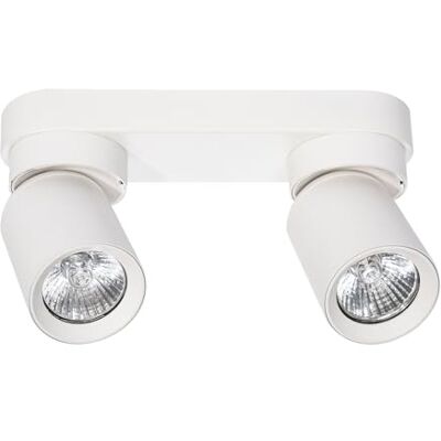 Miratic Candeeiro de teto com fonte de luz GU10 substituível de 12 W máx. (lâmpada não incluída) Candeeiro de teto Aplique de parede interior Focos de teto Miratic Candeeiro de teto com fonte de luz GU10 substituível de 12 W máx. (lâmpada não incluída) Candeeiro de teto Aplique de parede interior Focos de teto