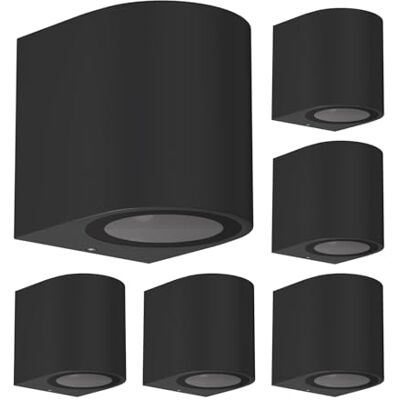 ledscom.de 6 unidades. Aplique ALSE para exterior, IP54, downlight, preto mate, redondo, 1 GU10 máx. 35W ledscom.de 6 unidades. Aplique ALSE para exterior, IP54, downlight, preto mate, redondo, 1 GU10 máx. 35W