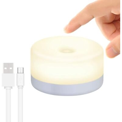 RTSU Luz de noite para bebé, luz mini recarregável com ativação tátil, luzes LED sem fios para crianças, candeeiro de noite portátil para amamentação, candeeiro de quarto infantil regulável RTSU Luz de noite para bebé, luz mini recarregável com ativação tátil, luzes LED sem fios para crianças, candeeiro de noite portátil para amamentação, candeeiro de quarto infantil regulável