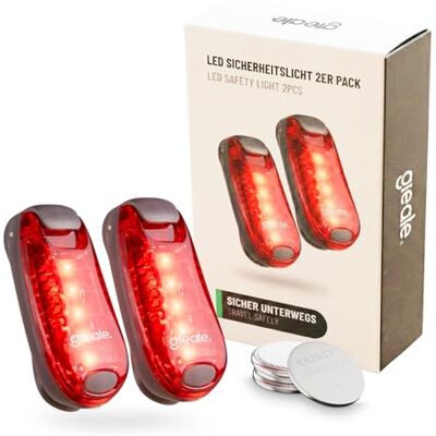 greate . 2X Luz vermelha Traseira para Corrida Luz de corrida pequena, leve e com velcro Lanterna de clipe para mochila Luz para corrida LED, luz para corrida, luzes para corrida noturna greate . 2X Luz vermelha Traseira para Corrida Luz de corrida pequena, leve e com velcro Lanterna de clipe para mochila Luz para corrida LED, luz para corrida, luzes para corrida noturna