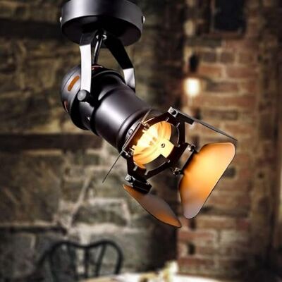 Hobaca ® GU10 L19 * W17 cm Mini Loft projetor LED luzes de teto luz de calha industrial lâmpadas retro montadas na superfície iluminação para armário de exibição de barra de café pequena Hobaca ® GU10 L19 * W17 cm Mini Loft projetor LED luzes de teto luz de calha industrial lâmpadas retro montadas na superfície iluminação para armário de exibição de barra de café pequena