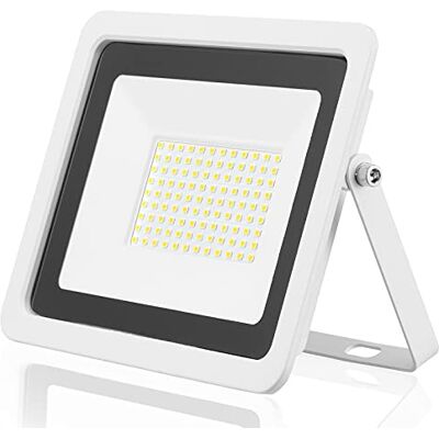 EOCOYAR Luz de inundação LED 100W 50W 30W 20W 10W refletor branco ultrafino foco projetor Led 230V IP68 iluminação exterior impermeável (20W, branco frio EOCOYAR Luz de inundação LED 100W 50W 30W 20W 10W refletor branco ultrafino foco projetor Led 230V IP68 iluminação exterior impermeável (20W, branco frio