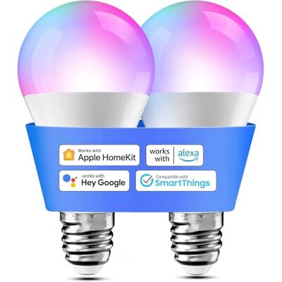 Meross - MSL120HKKIT(EU) - RGB - Lâmpada inteligente Meross - MSL120HKKIT(EU) - RGB - Lâmpada inteligente