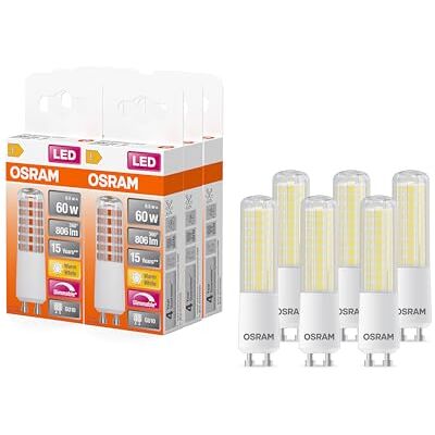 OSRAM /Candeeiro LED: GU10, 7 W, 60 W substituição por, claro, Warm White, 2700 K, pacote de 6 OSRAM /Candeeiro LED: GU10, 7 W, 60 W substituição por, claro, Warm White, 2700 K, pacote de 6