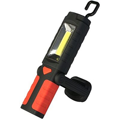 Poly Pool Lanterna LED de trabalho com luz ultra LED COB 3 W 220 lm 20 lm Gancho rotativo Candeeiro portátil para trabalho em oficina com base magnética para fixação lâmpada de bateria Poly Pool Lanterna LED de trabalho com luz ultra LED COB 3 W 220 lm 20 lm Gancho rotativo Candeeiro portátil para trabalho em oficina com base magnética para fixação lâmpada de bateria