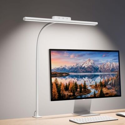 Lepro Candeeiro de secretária pinça ajustável 11 W branco Lepro Candeeiro de secretária pinça ajustável 11 W branco