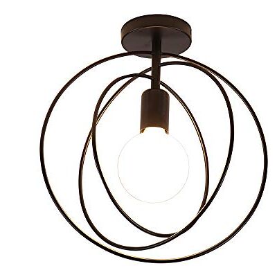 Artpad Vintage Loft Candeeiro de teto Led Gaiola de ferro preto Candeeiro de teto giratório giratório de 360° Candeeiro de metal nórdico Luz para cozinha Quarto Varanda Barra de corredor E27 Artpad Vintage Loft Candeeiro de teto Led Gaiola de ferro preto Candeeiro de teto giratório giratório de 360° Candeeiro de metal nórdico Luz para cozinha Quarto Varanda Barra de corredor E27