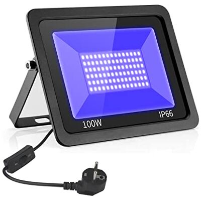 Elegant 100W Lâmpada UV preta 365/395 nm Elegant 100W Lâmpada UV preta 365/395 nm