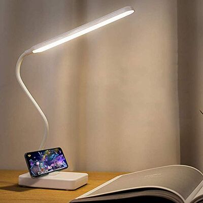 MAYTHANK Candeeiro de secretária LED sem fios recarregável USB, bateria de 2000 mAh, tátil, regulável, intensidade de 3 cores modos, portátil, candeeiro de leitura, livro, bateria de mesa infantil, quarto MAYTHANK Candeeiro de secretária LED sem fios recarregável USB, bateria de 2000 mAh, tátil, regulável, intensidade de 3 cores modos, portátil, candeeiro de leitura, livro, bateria de mesa infantil, quarto