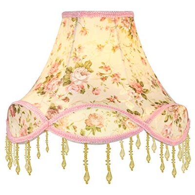 Eastlion 11,8" E27/E14 Screw tecido abajur de candeeiro de pé mesa e candeeiro de noite, 12 x 30 x 23 cm rosa Eastlion 11,8" E27/E14 Screw tecido abajur de candeeiro de pé mesa e candeeiro de noite, 12 x 30 x 23 cm rosa