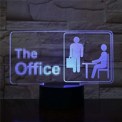 Wolobox Candeeiro LED The Office muda cor USB luz de presença Wolobox Candeeiro LED The Office muda cor USB luz de presença