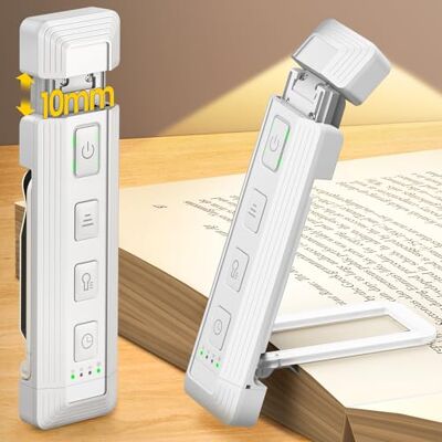 Glocusent Luz de Leitura 65 Lúmenes Candeeiro de Leitura de Livro USB Recarrregável com Âmbito Regulável, 5 Níveis & 3 Cores para Ler na Cama, Ideal para Amantes de Livros 5 Niveles de Brillo & 3 Colores, Ayuda para Dormir, Temporizadores, Regalo Ideal Glocusent Luz de Leitura 65 Lúmenes Candeeiro de Leitura de Livro USB Recarrregável com Âmbito Regulável, 5 Níveis & 3 Cores para Ler na Cama, Ideal para Amantes de Livros 5 Niveles de Brillo & 3 Colores, Ayuda para Dormir, Temporizadores, Regalo Ideal