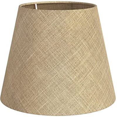 ledscom.de Abajur, linho, juta, cânhamo, têxtil, tecido, bege-natural, 200 mm Ø ledscom.de Abajur, linho, juta, cânhamo, têxtil, tecido, bege-natural, 200 mm Ø