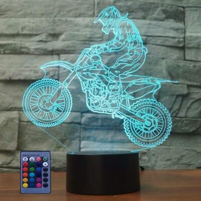 HPBN8 Ltd 3D ilusão ótica mota luz noturna 7/16 cores mudança de botão tátil controlo remoto USB de fornecimento de energia LED candeeiro de mesa presente de aniversário Natal HPBN8 Ltd 3D ilusão ótica mota luz noturna 7/16 cores mudança de botão tátil controlo remoto USB de fornecimento de energia LED candeeiro de mesa presente de aniversário Natal