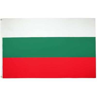 AZ FLAG Bandeira Bulgária 150 x 90 cm Bandeira Búlgara 100 % poliéster com ilhoses de metal integrados 110 g Uso interior y exterior Enseña България costuras dobles y bordes reforzados con ojales metálicos AZ FLAG Bandeira Bulgária 150 x 90 cm Bandeira Búlgara 100 % poliéster com ilhoses de metal integrados 110 g Uso interior y exterior Enseña България costuras dobles y bordes reforzados con ojales metálicos