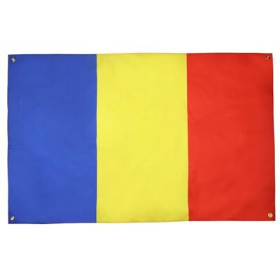 AZ FLAG Bandeira da Roménia 150 x 90 cm poliéster leve romena 4 ilhoses Uso interior ensina costuras duplas romanos e bordas reforçadas com ilhós metálicos AZ FLAG Bandeira da Roménia 150 x 90 cm poliéster leve romena 4 ilhoses Uso interior ensina costuras duplas romanos e bordas reforçadas com ilhós metálicos