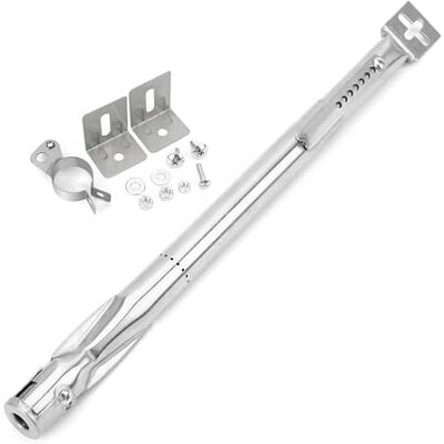 onlyfire only fire Substituição do tubo de queimador da grelha a gás universal, aço inoxidável, extensível de 36 cm a 50 cm, diâmetro 12 mm (1 unidade) onlyfire only fire Substituição do tubo de queimador da grelha a gás universal, aço inoxidável, extensível de 36 cm a 50 cm, diâmetro 12 mm (1 unidade)