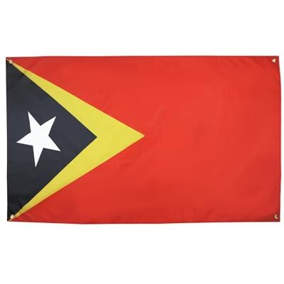 AZ FLAG Bandeira de Timor-Leste 150x90 cm com 4 ilhós, bandeira timorense para varanda ou parede AZ FLAG Bandeira de Timor-Leste 150x90 cm com 4 ilhós, bandeira timorense para varanda ou parede