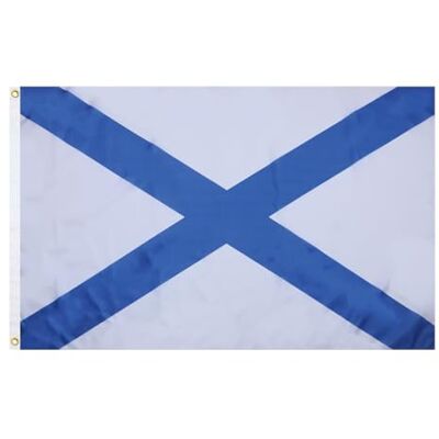 AZ FLAG Bandeira marinha marinha da Rússia 90 x 60 cm Bandeira do Pavilhão Naval Russo 100% Poliéster com ilhoses de metal integrados 50 g Cores vivas e resistentes à descoloração AZ FLAG Bandeira marinha marinha da Rússia 90 x 60 cm Bandeira do Pavilhão Naval Russo 100% Poliéster com ilhoses de metal integrados 50 g Cores vivas e resistentes à descoloração