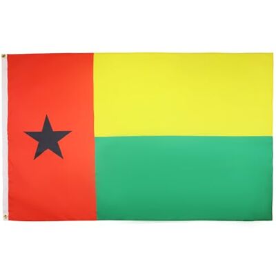 Az Flag - Guiné-Bissau - 90x60cm - Bandeira Az Flag - Guiné-Bissau - 90x60cm - Bandeira