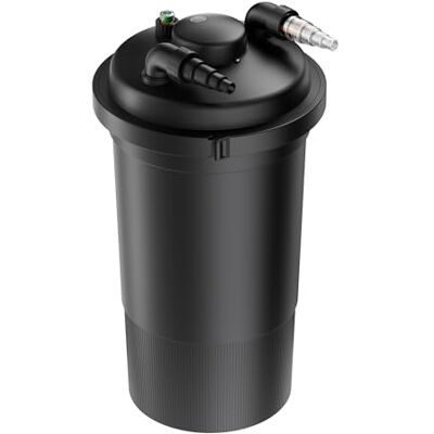 WilTec SunSun CPF-500 Filtro de pressão de lâmpada UVC 18W para lagos de até 30000L Jardim Koi Peixes Jardinagem WilTec SunSun CPF-500 Filtro de pressão de lâmpada UVC 18W para lagos de até 30000L Jardim Koi Peixes Jardinagem