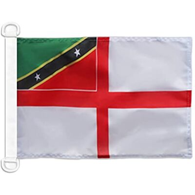 AZ FLAG Bandeira Náutica Pavilhão de Guerra de São Cristóvão e Neves 45x30 cm Pavilhão de Conveniência de São Cristóvão e Neves Pavilhão Naval 30 x 45 cm com Argolas AZ FLAG Bandeira Náutica Pavilhão de Guerra de São Cristóvão e Neves 45x30 cm Pavilhão de Conveniência de São Cristóvão e Neves Pavilhão Naval 30 x 45 cm com Argolas