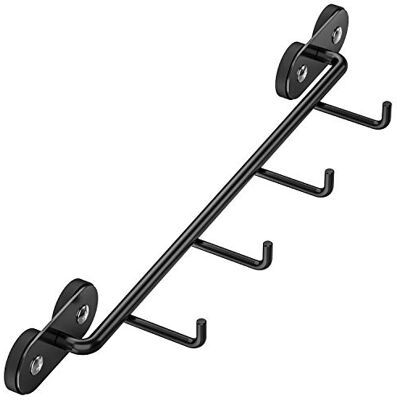 onlyfire Prateleira magnética para ferramentas de churrasco, 4 ganchos de armazenamento para pendurar utensílios de cozinha, ferramentas para fumadores e outros acessórios onlyfire Prateleira magnética para ferramentas de churrasco, 4 ganchos de armazenamento para pendurar utensílios de cozinha, ferramentas para fumadores e outros acessórios