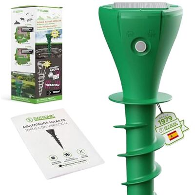 ISOTRONIC Repelente solar para topos, tornozelos e serpentes, inclui estaca para o chão, alcance eficaz de 700 m² (1 unidade) ISOTRONIC Repelente solar para topos, tornozelos e serpentes, inclui estaca para o chão, alcance eficaz de 700 m² (1 unidade)