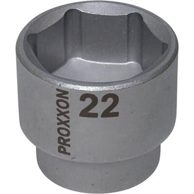 PROXXON 23 528 copo de 3/8", tamanho 22 mm, comprimento total 29,3 mm PROXXON 23 528 copo de 3/8", tamanho 22 mm, comprimento total 29,3 mm