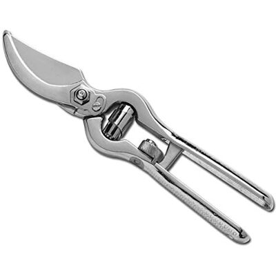 AUSONIA 31164 tesouras de poder forjadas profissionais com parte traseira polida pequena e fecho de segurança de rolo ideal para poda e jardinagem de 19 cm AUSONIA 31164 tesouras de poder forjadas profissionais com parte traseira polida pequena e fecho de segurança de rolo ideal para poda e jardinagem de 19 cm