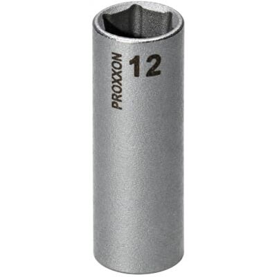 PROXXON 23 775 Copo longo hex 1/4" 12 mm, metal PROXXON 23 775 Copo longo hex 1/4" 12 mm, metal