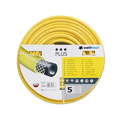 Cellfast Terra Hiker 1702152100 Mangueira de jardim, amarelo, 1/2 Cellfast Terra Hiker 1702152100 Mangueira de jardim, amarelo, 1/2